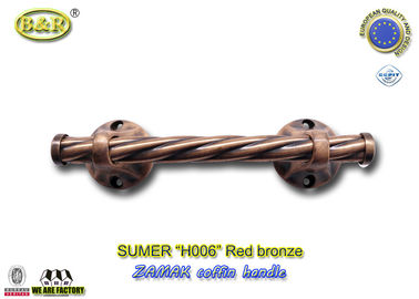 Отполированный гроб металла Замак регулирует красное бронзовое см размера 25,5 кс 6,5 цвета Х006