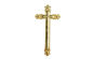 Золотистый крест цвета и украшение DP021 распятия похоронное