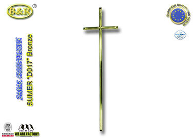 Античный латунный крест распятия замак цвета золота, размер украшения крышки гроба металла штуцеров Д017 гроба:  см 57 кс 16,5