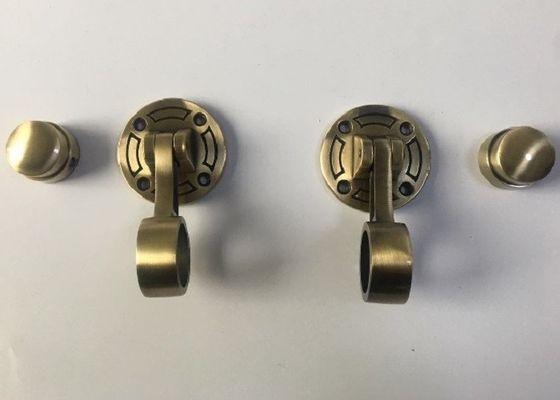 качество  Luxury Zinc Alloy Casket Handle H058 / Coffin Accessories Handles Diameter 3 Cm завод