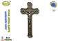 Крест и распятие Кроикс с Иисусом в украшении гроба замак цвета Замак 40*16км Д026А античном бронзовом